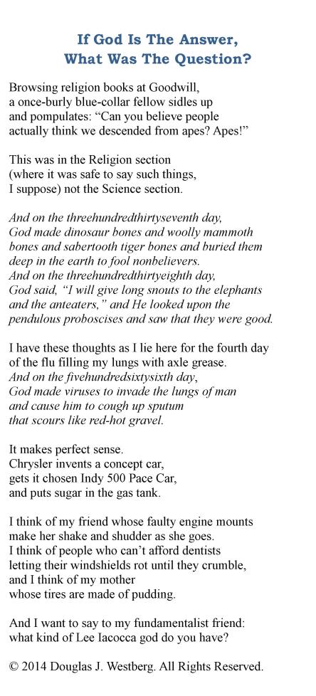 If God Is The Answer